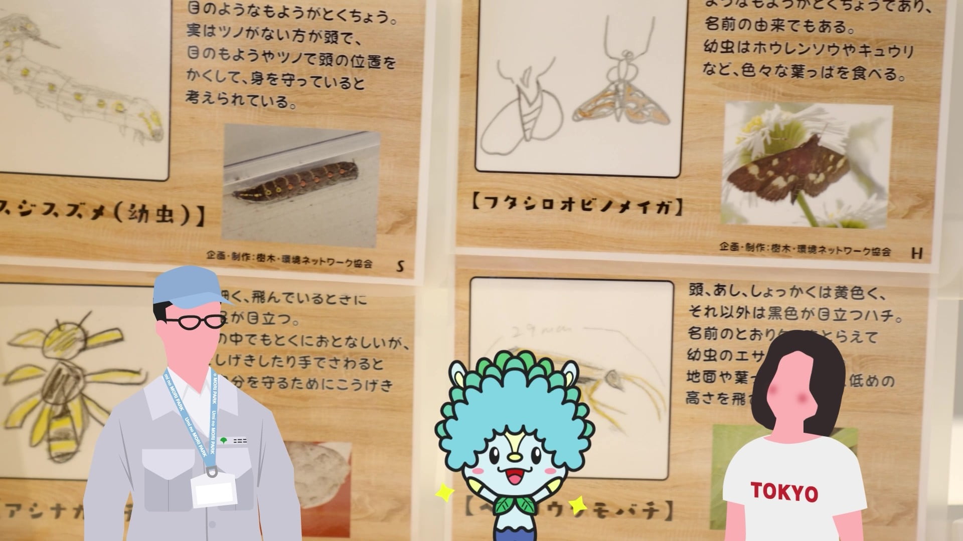 たくさんの生き物観察記録の写真